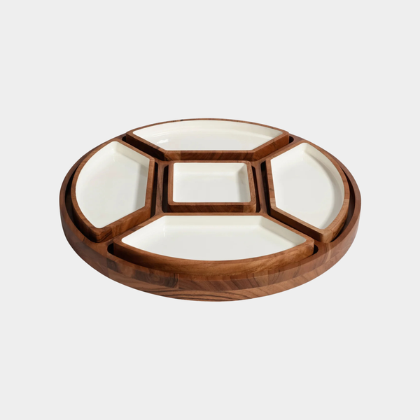 Lazy Susan w/5 Condiment Sections Carats Mcallen, TX