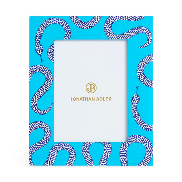 Jonathan Adler Eden Lacquer Frame- Blue 5x7 Carats Mcallen, TX