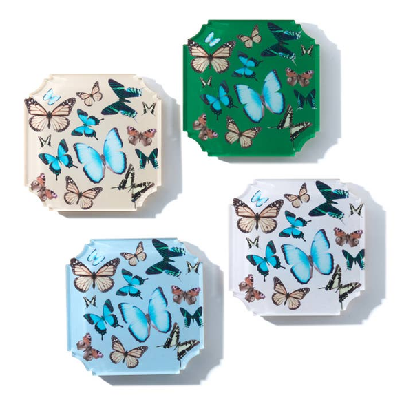 Boxed Coaster Set, Butterfly Carats Mcallen, TX