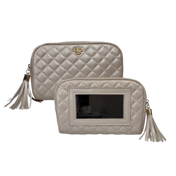 Glam Makeup Case- Pearl Quilted Carats Mcallen, TX