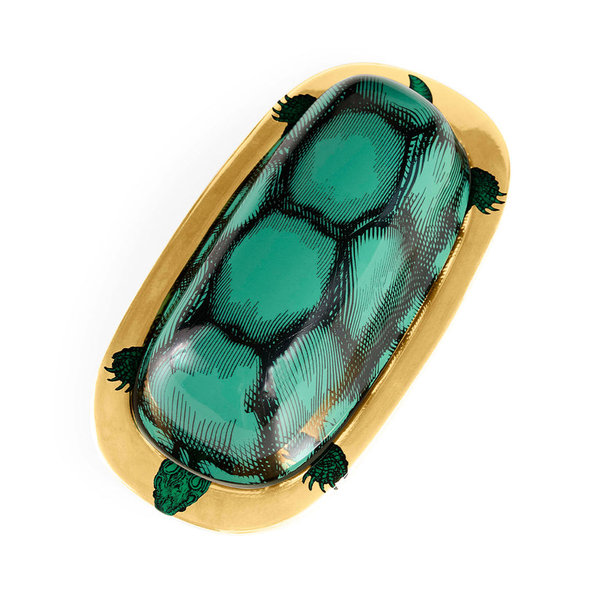 Jonathan Adler Sirena Butter Dish Green Image 2 Carats Mcallen, TX