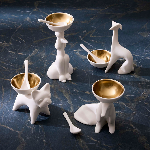 Jonathan Adler Greyhound Salt & Pepper Cellar Image 2 Carats Mcallen, TX