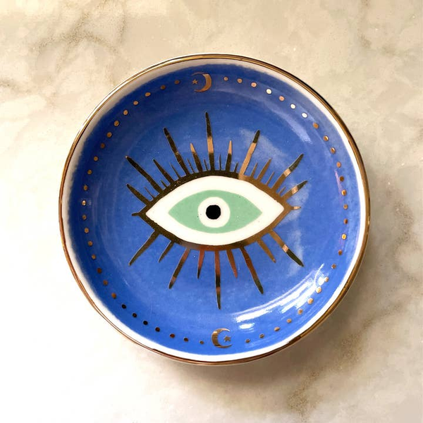 Porcelain Trinket Dish | Evil Eye Carats Mcallen, TX