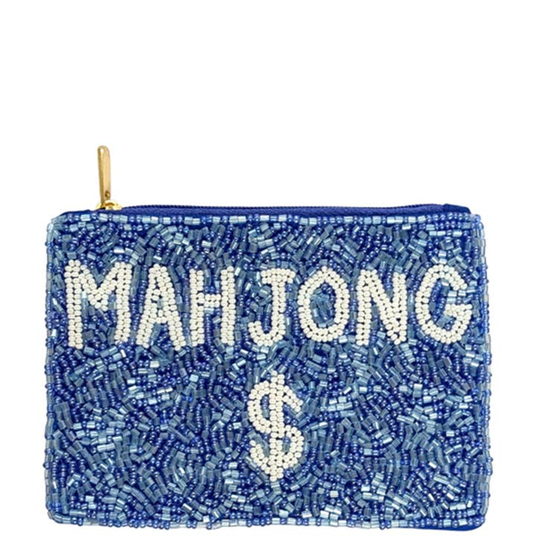 Seed Bead Mahjong Money Coin Purse Pouch Bag Carats Mcallen, TX