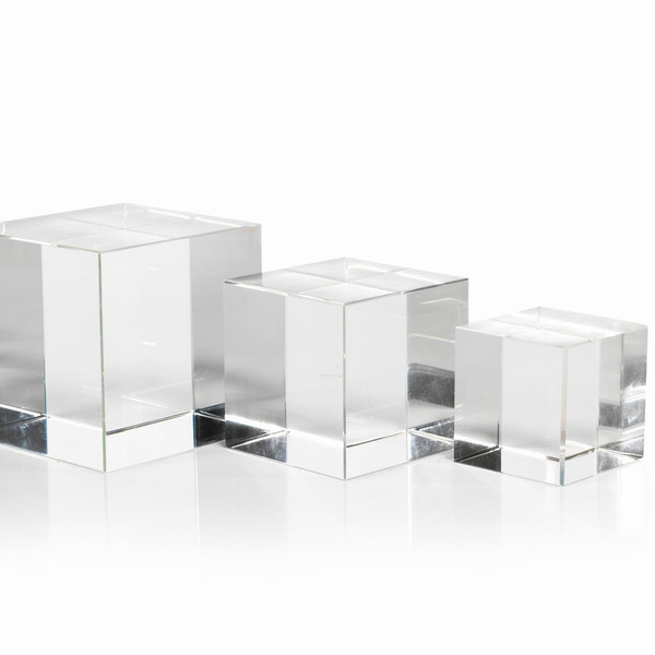 Crystal Glass Cube-Medium Image 2 Carats Mcallen, TX