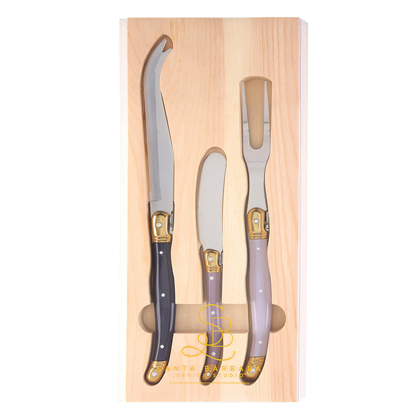 Lilac Ombre Cheese Knives - Set of 3 Image 2 Carats Mcallen, TX