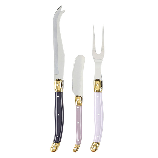 Lilac Ombre Cheese Knives - Set of 3 Carats Mcallen, TX
