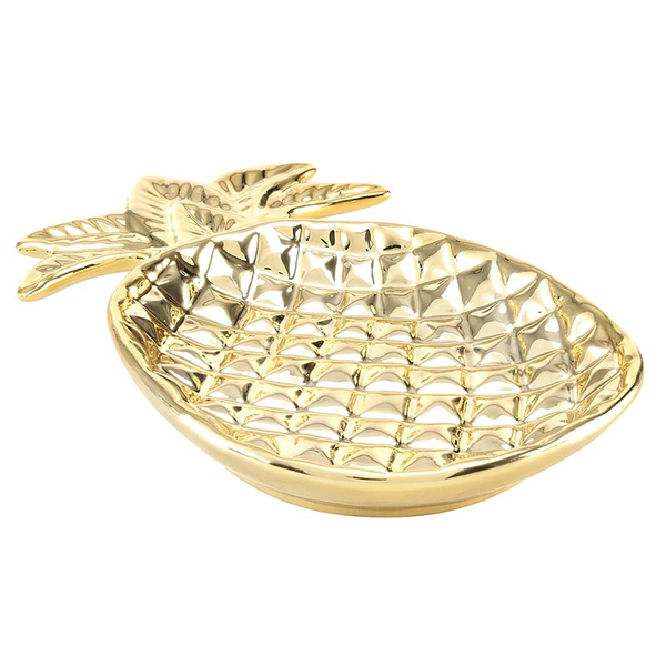Pineapple Ceramic Trinket Tray Image 2 Carats Mcallen, TX