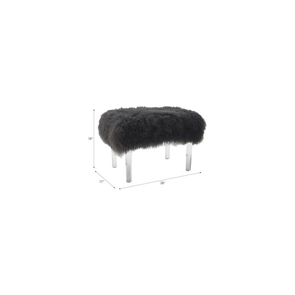 Galway Tibetian Fur Bench Image 4 Carats Mcallen, TX