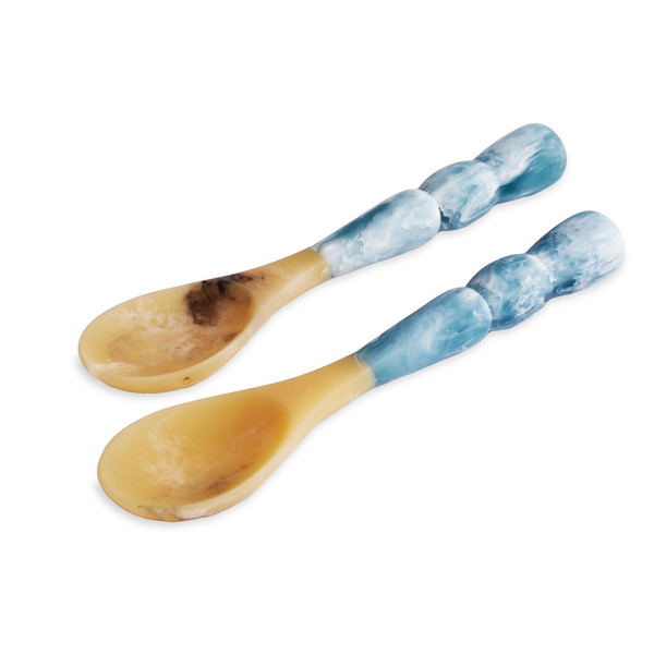 Resin Amelia Salad Servers (Aqua) Carats Mcallen, TX