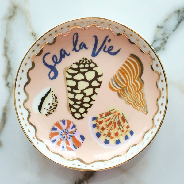 Porcelain Trinket Dish Sea La Vie Carats Mcallen, TX