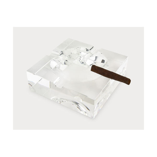 Large – Crystal Glass Square Ashtray Carats Mcallen, TX