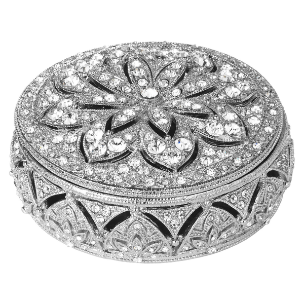 Silver Windsor Round Box Carats Mcallen, TX
