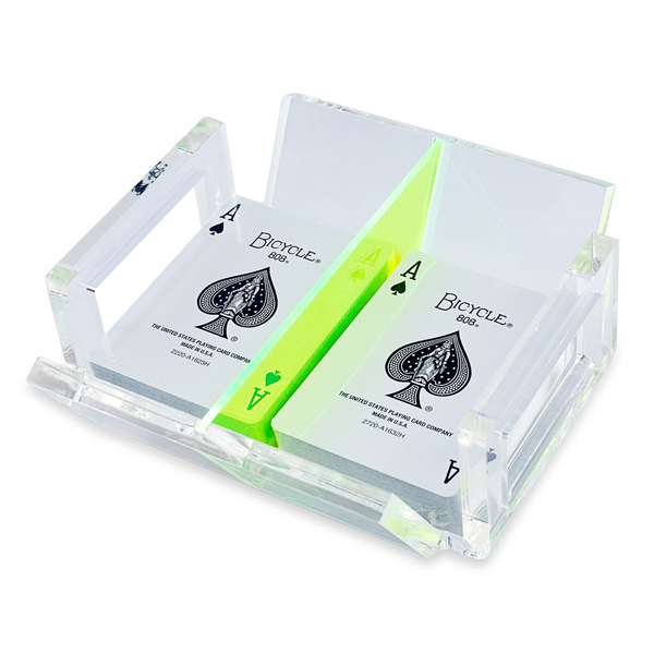 El Canaston Neon Green Luxe Open Canasta Tray Carats Mcallen, TX