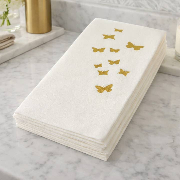 Guest Towel Napkins, Butterflies Carats Mcallen, TX