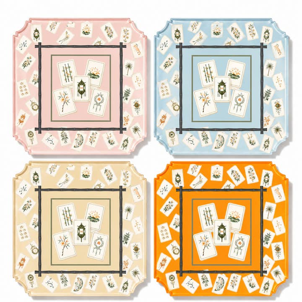Boxed Coaster Set, Bamboo Mahjong Image 2 Carats Mcallen, TX