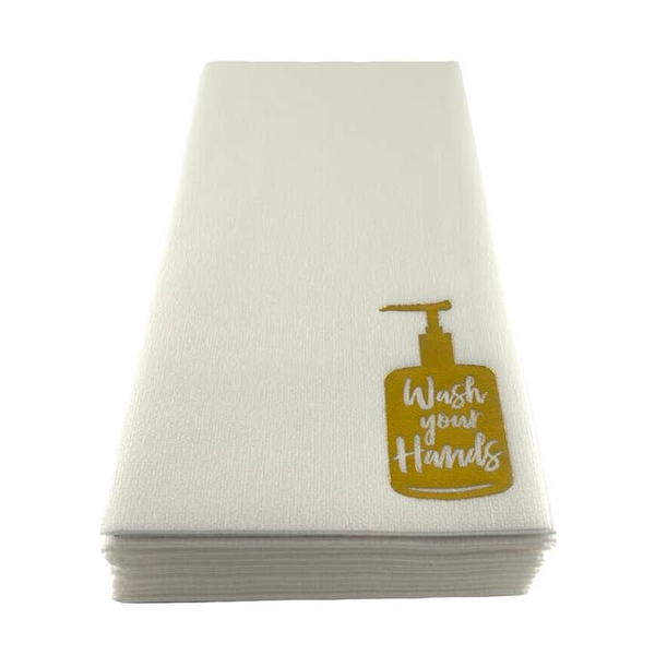 Guest Towel Napkins, Wash Your Hands Image 2 Carats Mcallen, TX