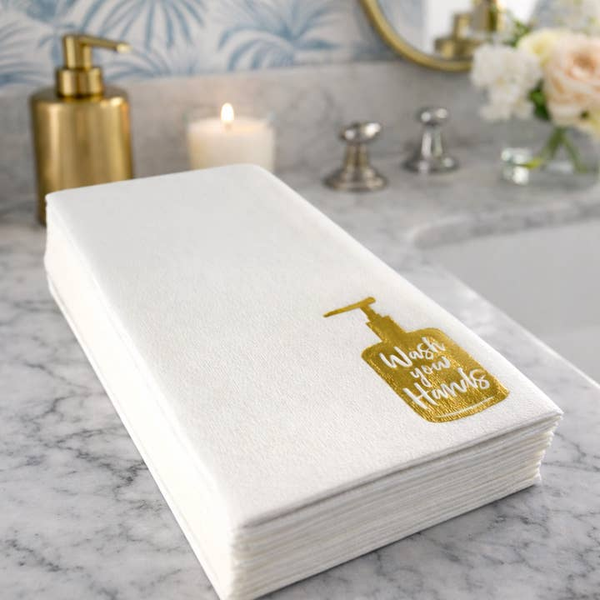 Guest Towel Napkins, Wash Your Hands Carats Mcallen, TX