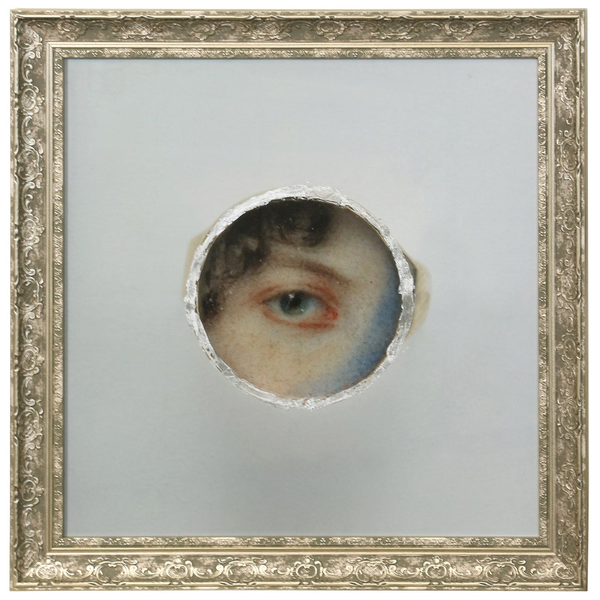Platinum Eye Framed Art  Hand Embellished Giclee Behind Glass Carats Mcallen, TX