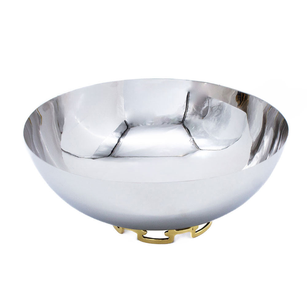 Luxe Linked Stainless Steel Salad Bowl Carats Mcallen, TX