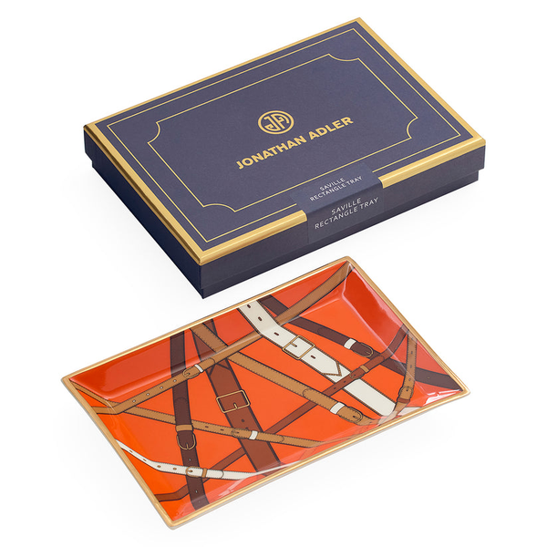 Jonathan Adler Saville Rectangle Tray Image 2 Carats Mcallen, TX