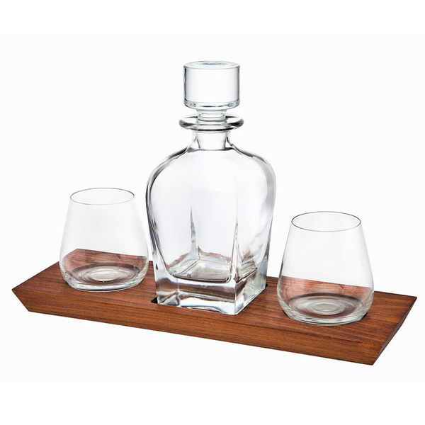 Hudson 4 Piece Whiskey Decanter Set Carats Mcallen, TX