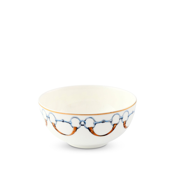 Wellington Bit Pattern Bone China Round Cereal / Dip Bowl Carats Mcallen, TX