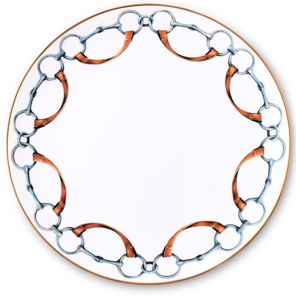 Wellington Bit Pattern Bone China Round Charger Plate Carats Mcallen, TX