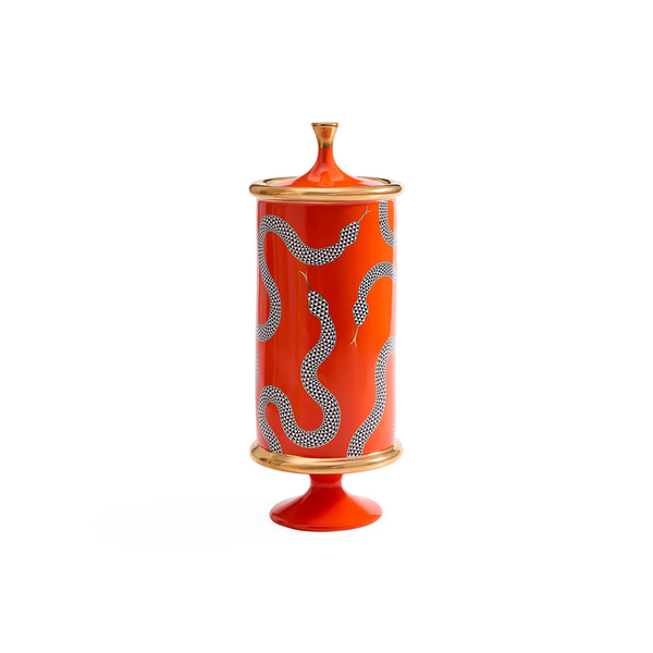 Jonathan Adler Eden Orange Canister Carats Mcallen, TX