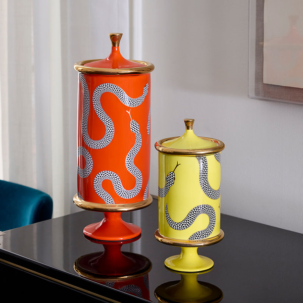 Jonathan Adler Eden Yellow Canister Image 2 Carats Mcallen, TX