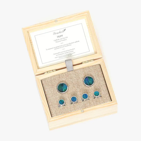 BRACKISH FRIPP CUFFLINK & STUDS SET Carats Mcallen, TX