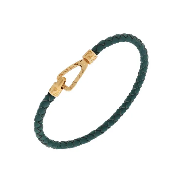 Men's Accessory Silver Woven Bracelet Carats Mcallen, TX