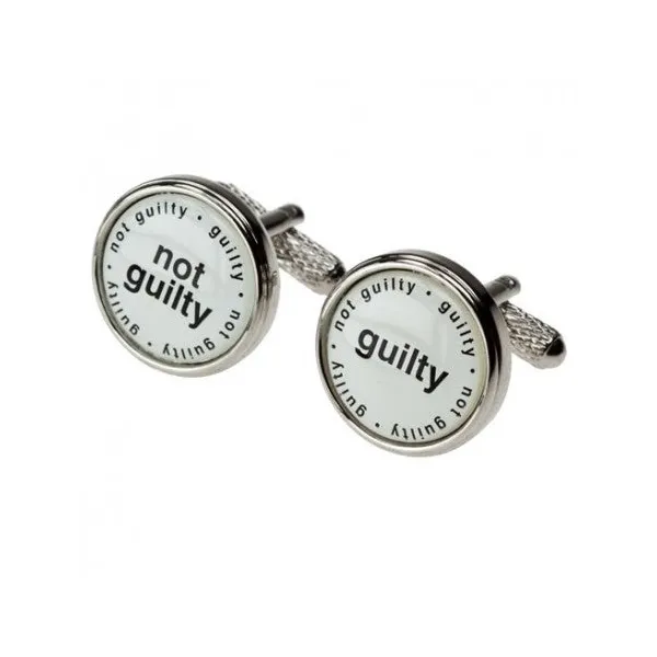 Guilty-Not Guilty Cufflinks Order in the Court! Carats Mcallen, TX