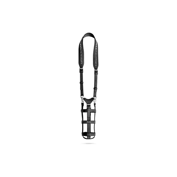 Sling-Vegan Leather Bottle Carrier Black Carats Mcallen, TX