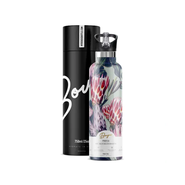 Protea Insulated 25oz Water Bottle Gift Tube Carats Mcallen, TX