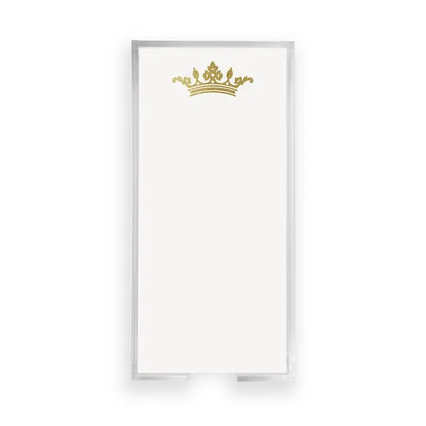 Gold Foil Crown Notepad Letter Size Carats Mcallen, TX