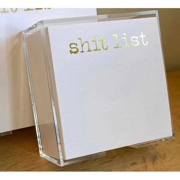 Gold Foil Paddie Shit List Carats Mcallen, TX