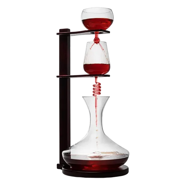 The Wine Savant Wine Tower Decanting & Aerator Set Image 2 Carats Mcallen, TX