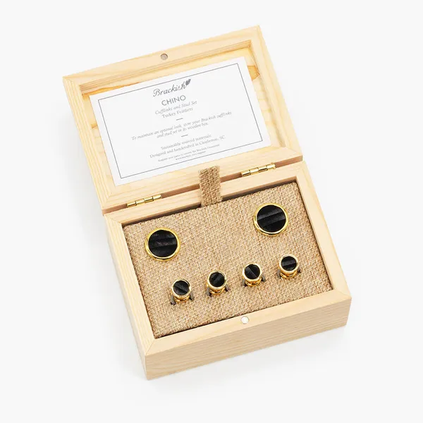 Chino Cufflink & Studs set Gold Image 2 Carats Mcallen, TX