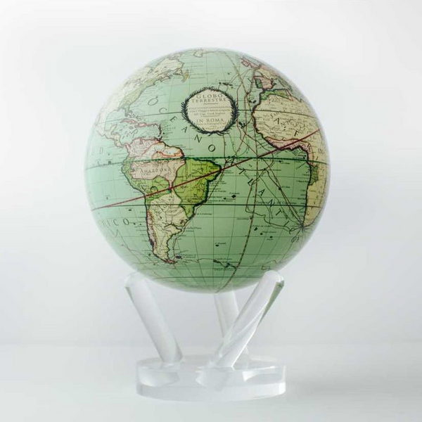 Antique Terrestrial Green Globe Carats Mcallen, TX