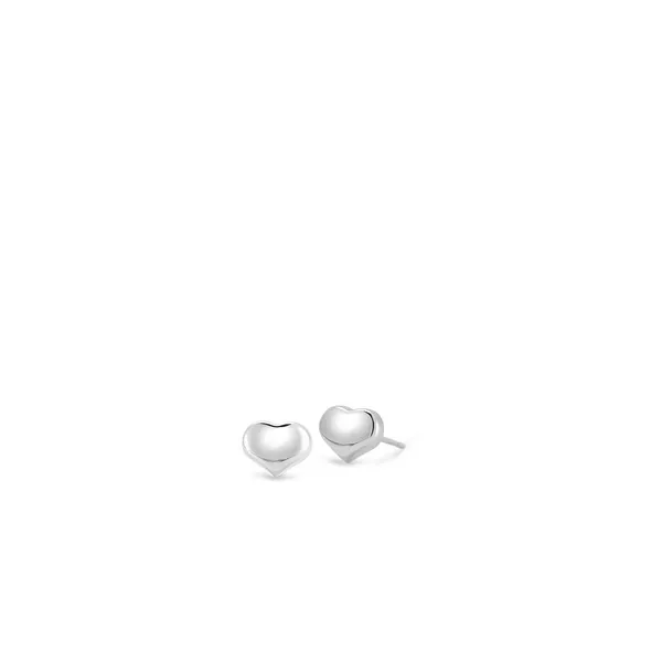 18K White Gold Heart Earrings Carats Mcallen, TX