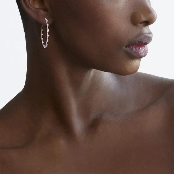 KWIAT Starry Night Hoop Earrings with Round and Marquise Diamonds Image 2 Carats Mcallen, TX