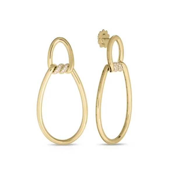 18K Yellow Gold Diamond Earrings Carats Mcallen, TX