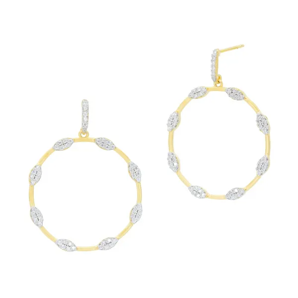 Sparkling Open Hoop Earrings Carats Mcallen, TX