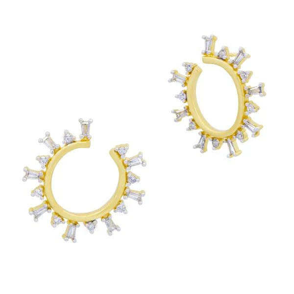 Midnight Mosaic Illusion Hoop Earrings Carats Mcallen, TX