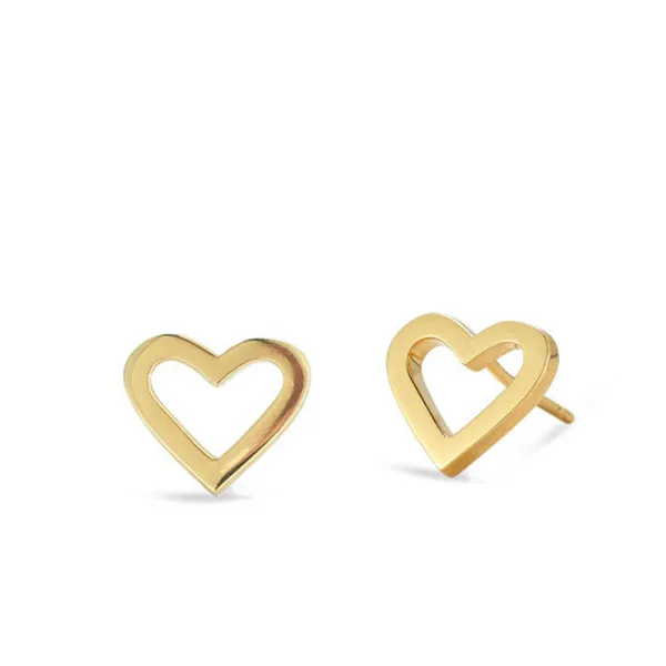 MIDAS Cut Out Heart Shaped Stud Earrings Carats Mcallen, TX