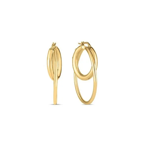 18K Y DOUBLE MEDIUM EARRNIGS Carats Mcallen, TX