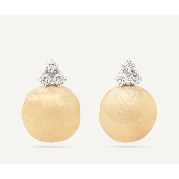 MARCO BICEGO 18KT GOLD EARRINGS W/DIAMONDS Carats Mcallen, TX