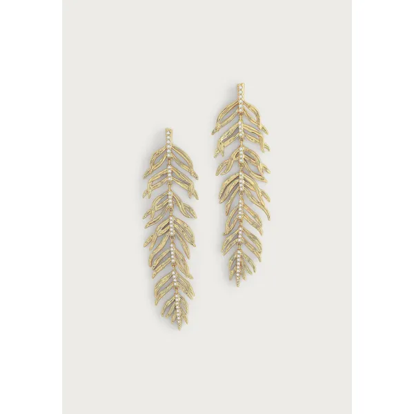 ANABEL ARAM Palm Leaves Dangle Earrings Carats Mcallen, TX