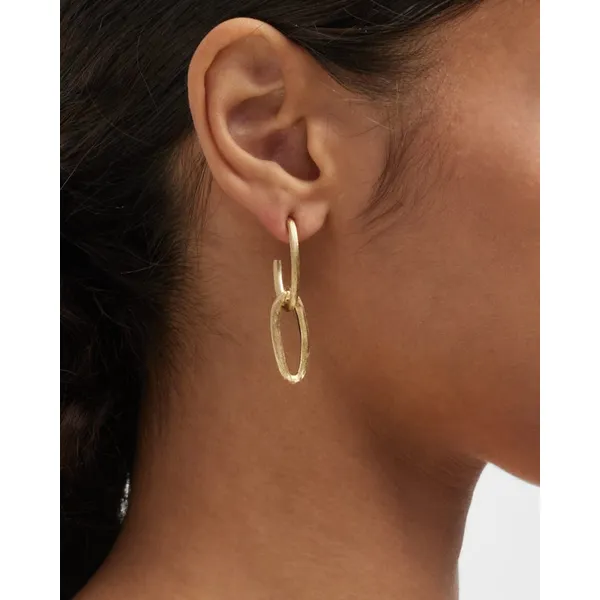 MARCO BICEGO 18 K YELLOW GOLD JAIPUR LINK EARRINGS Image 2 Carats Mcallen, TX